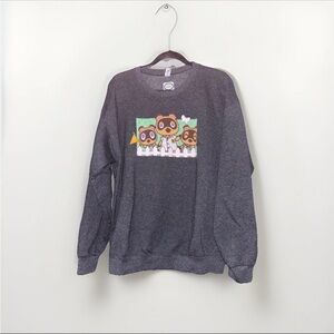 Gray Graphic Women Sweater